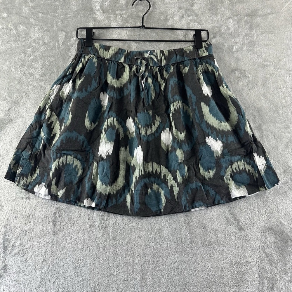 GAP Skirt Women’s S Turquoise Blue Green Brown White Pockets
